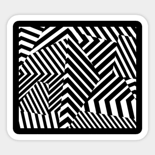 Dazzle Camouflage Sticker